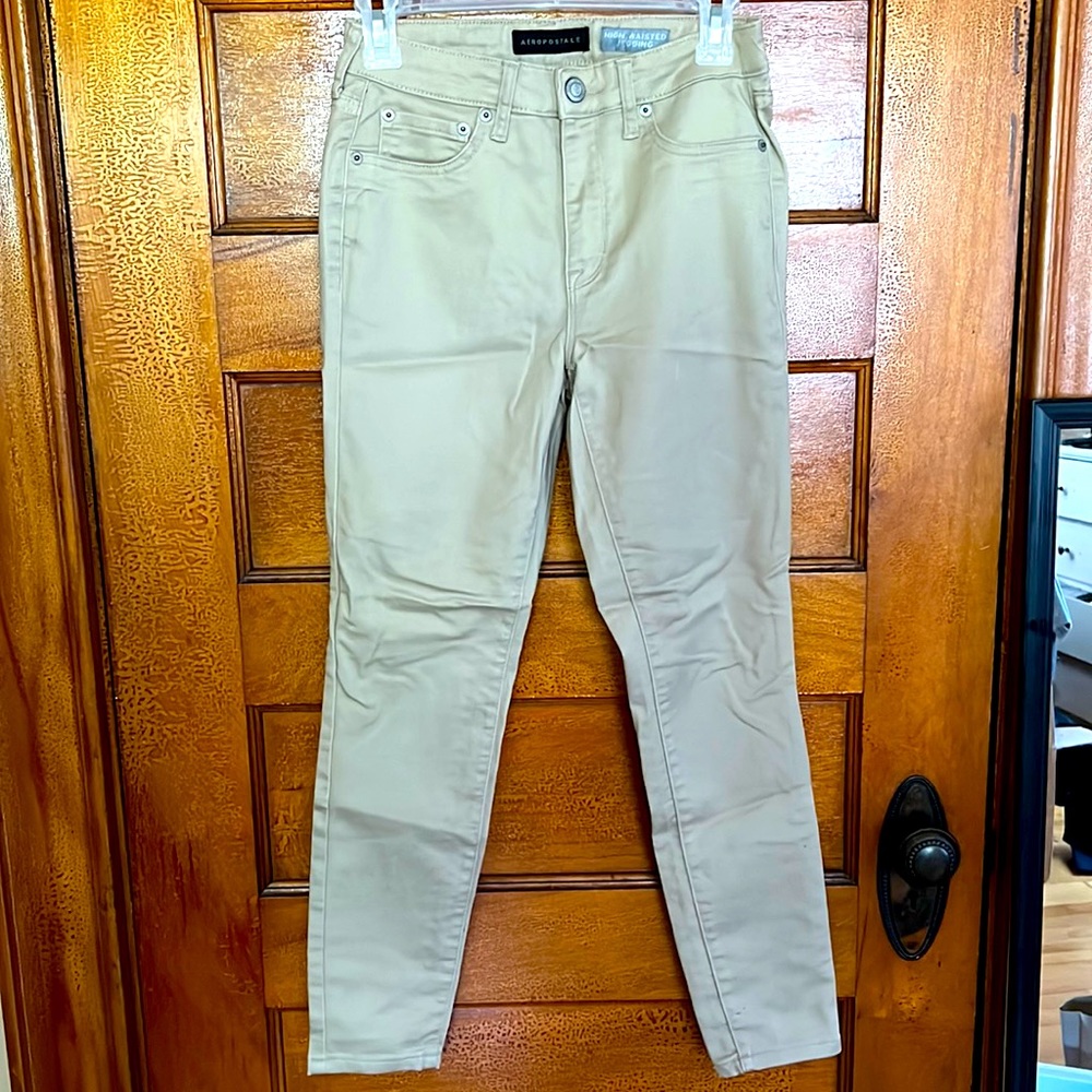 Aeropostale High waisted jeggings 2 short